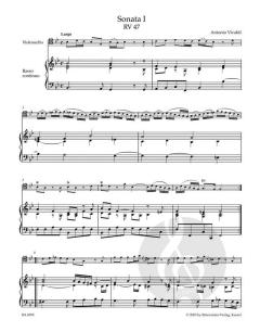 Sämtliche Sonaten für Violoncello und Basso continuo RV 39-47 von Antonio Vivaldi im Alle Noten Shop kaufen