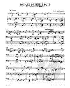 Sonate in einem Satz von Rudolf Kelterborn (Download) 