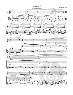 invocation 3 Sopran solo, Flöte von Beat Furrer (Download) 