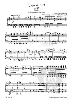 Schlußchor (Finale) An die Freude aus Symphonie Nr. 9 op. 125 (Ludwig van Beethoven) 