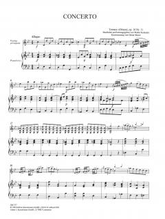 Concerto à cinque g-moll op. 10/11 von Tomaso Giovanni Albinoni für Violine und Streichorchester im Alle Noten Shop kaufen
