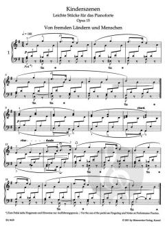 Kinderszenen op. 15 (Scenes From Childhood) von Robert Schumann 