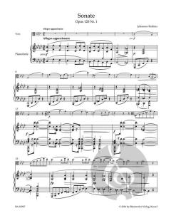 Sonaten in f-Moll und Es-Dur op. 120 von Johannes Brahms (Download) 