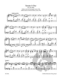 Sonate A-Dur KV 331 (300i) von Wolfgang Amadeus Mozart (Download) 