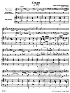 Sonate op. 37/3 von Joseph Bodin de Boismortier (Download) 
