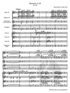 Klavierkonzert B-Dur KV 450 von Wolfgang Amadeus Mozart (Download) 