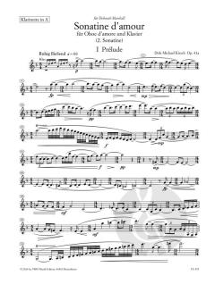 Sonatine d'amour op. 41a von Dirk-Michael Kirsch 