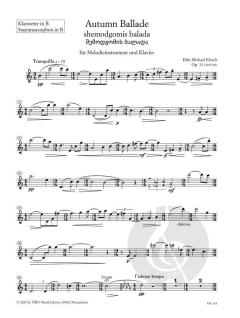 Autumn Ballade - shemodgomis balada op. 31 von Dirk-Michael Kirsch 