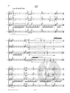 Musique pour quatuor à cordes von John M. Feierabend 