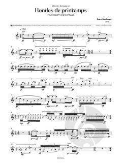 Rondes de printemps von Bruno Mantovani 