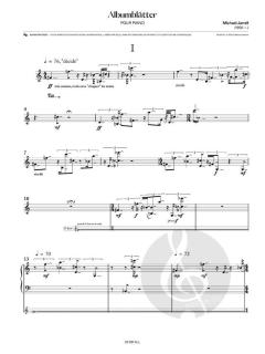 Albumblätter von Michael Jarrell 