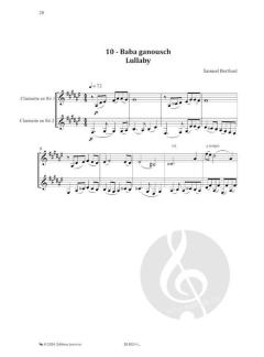 Klezmer Clarinet Duets von Samuel Berthod 