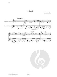 Klezmer Clarinet Duets von Samuel Berthod 