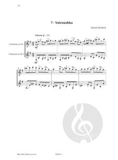 Klezmer Clarinet Duets von Samuel Berthod 