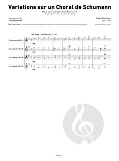 Variations sur un Choral de Schumann von Catherine Baert 