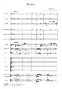 Requiem für Soli, Chor und Orchester von Joseph von Eybler im Alle Noten Shop kaufen (Partitur)