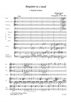 Requiem c-Moll von Joseph Haydn 