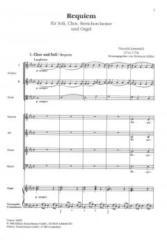Requiem für Soli, Chor, Streicher und Orgel (Nicolo Jommelli) 