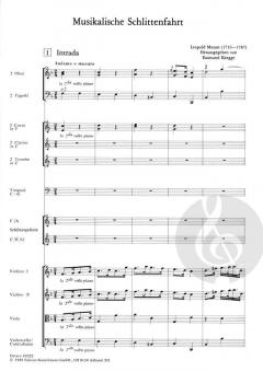 Musikalische Schlittenfahrt von Leopold Mozart für Orchester im Alle Noten Shop kaufen (Partitur)