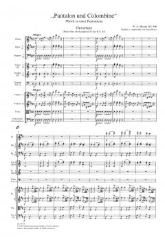 Pantalon und Colombine von Wolfgang Amadeus Mozart 