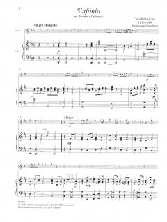 Sinfonie für Trompete und Orchester von Carlo Pallavicino im Alle Noten Shop kaufen
