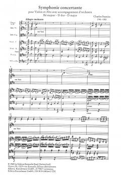 Sinfonie concertante von Carl Stamitz für Violine, Viola, 2 Hörner und Streichorchester im Alle Noten Shop kaufen
