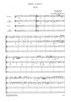 Missa Caput von Guillaume Dufay 