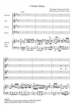 Stabat Mater für Chor, Streichorchester und Orgel (Tomaso Traetta) 