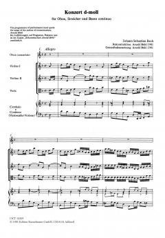 Konzert in d-Moll BWV 1059a 