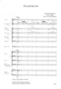 Ne procias me von Gaetano Donizetti 