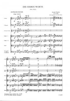 Die sieben letzten Worte unseres Erlösers am Kreuze Hob. XX/2 von Joseph Haydn 