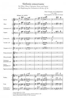 Sinfonia concertante B-dur op. 36 (Peter Lindpainter) 
