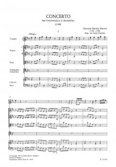 Konzert für Violoncello, 2 Trompeten, Streichorchester und Bc. im Alle Noten Shop kaufen (Partitur)