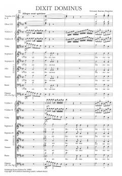 Dixit Dominus von Giovanni Battista Pergolesi 