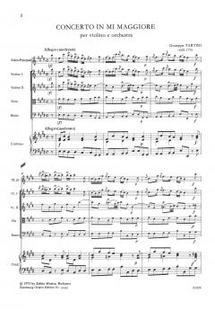 Konzert E-dur für Violine (Ney) von Guiseppe Tartini 
