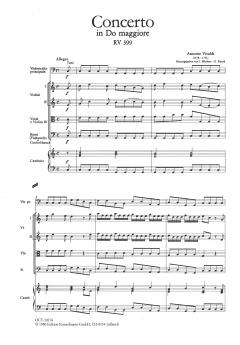 Konzert C-Dur RV 399 von Antonio Vivaldi für Violoncello, Streichorchester und Bc. im Alle Noten Shop kaufen (Partitur)