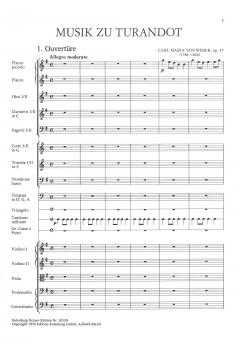 Musik zu Turandot op. 37 (Schönzeler) (Carl Maria von Weber) 
