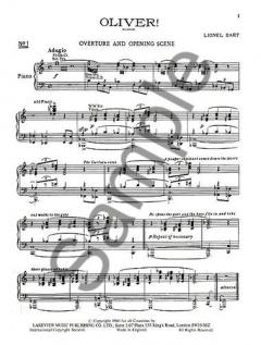 Oliver Vocal Score 