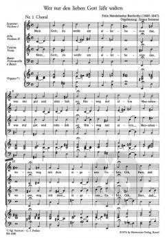 Wer nur den lieben Gott lässt walten (Felix Mendelssohn Bartholdy) 