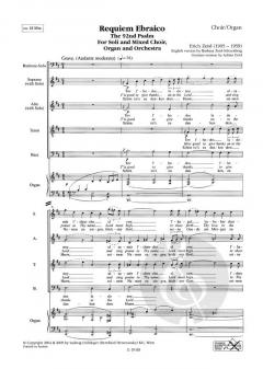 Requiem ebraico The 92nd Psalm (Erich Zeisl) 