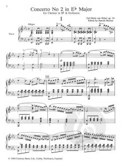 Concerto For Clarinet No. 2 Op. 74 von Carl Maria von Weber 