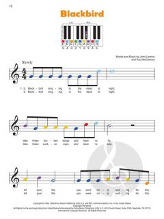 Piano-by-Color - The Beatles 