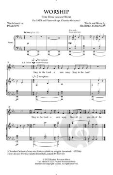 Worship from These Ancient Words von Heather Sorenson 