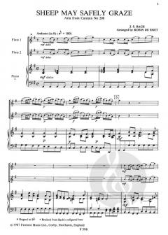 Schafe können sicher weiden von Johann Sebastian Bach 