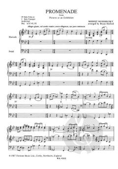 Promenade from 'Pictures At an Exhibition' von Modest Petrowitsch Mussorgski 