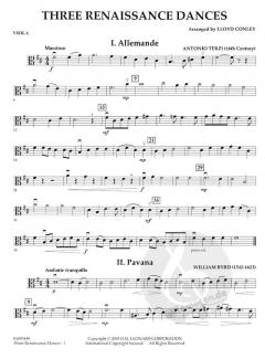 3 Renaissance Dances 