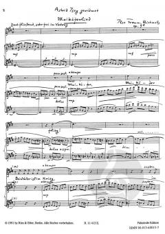 Vier winzige Wunderhornlieder von Ilse Fromm-Michaels 