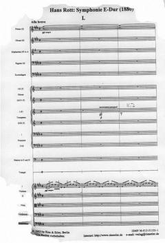 Sinfonie Nr. 1 E-Dur von Hans Rott 