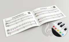 Meine Klavierschule mit bunten Noten!  von Jens Rupp 