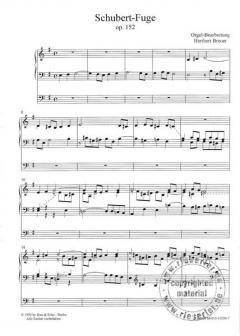 Fuge op. 152 von Franz Schubert 